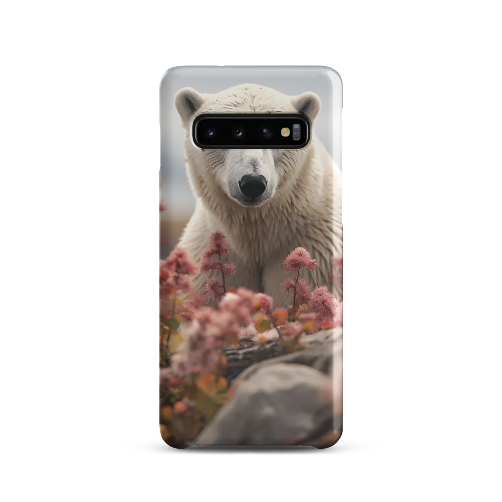 Curiosity Among Blooms: The Polar Bear