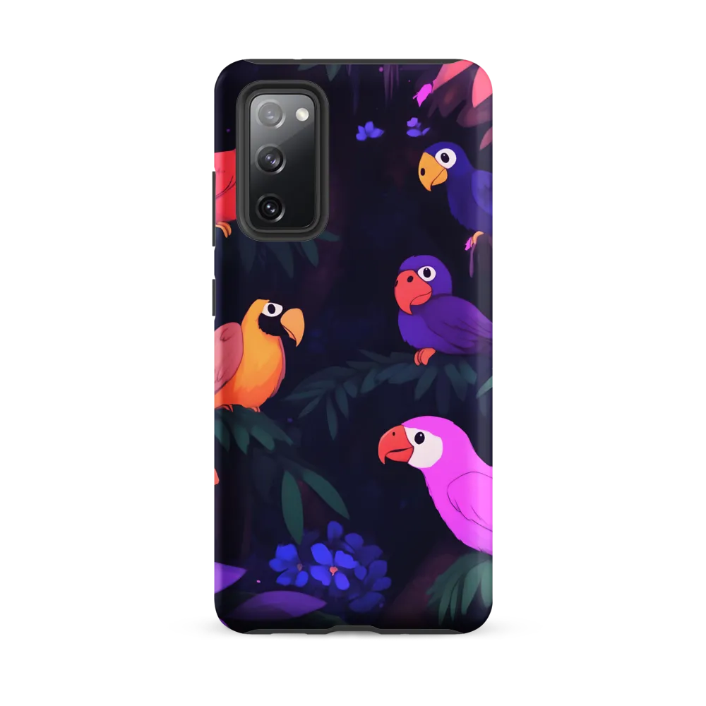 Tropical Parrot Playground | Phone Case |  S20 FE | Tough Case | Matte