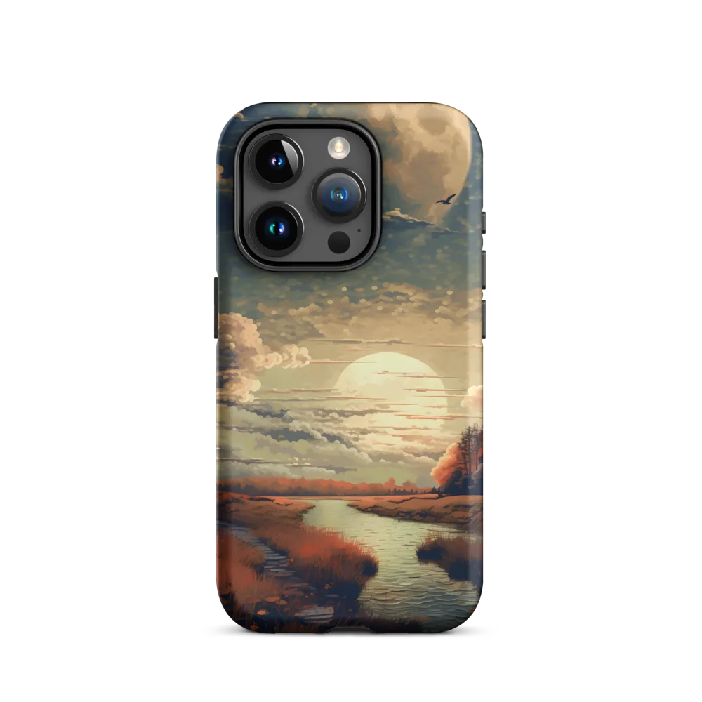 Whispers of Dusk: A Tranquil River Landscape