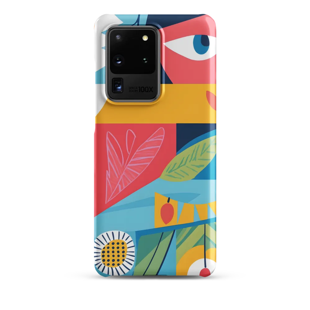 Vibrant Geometric Visage