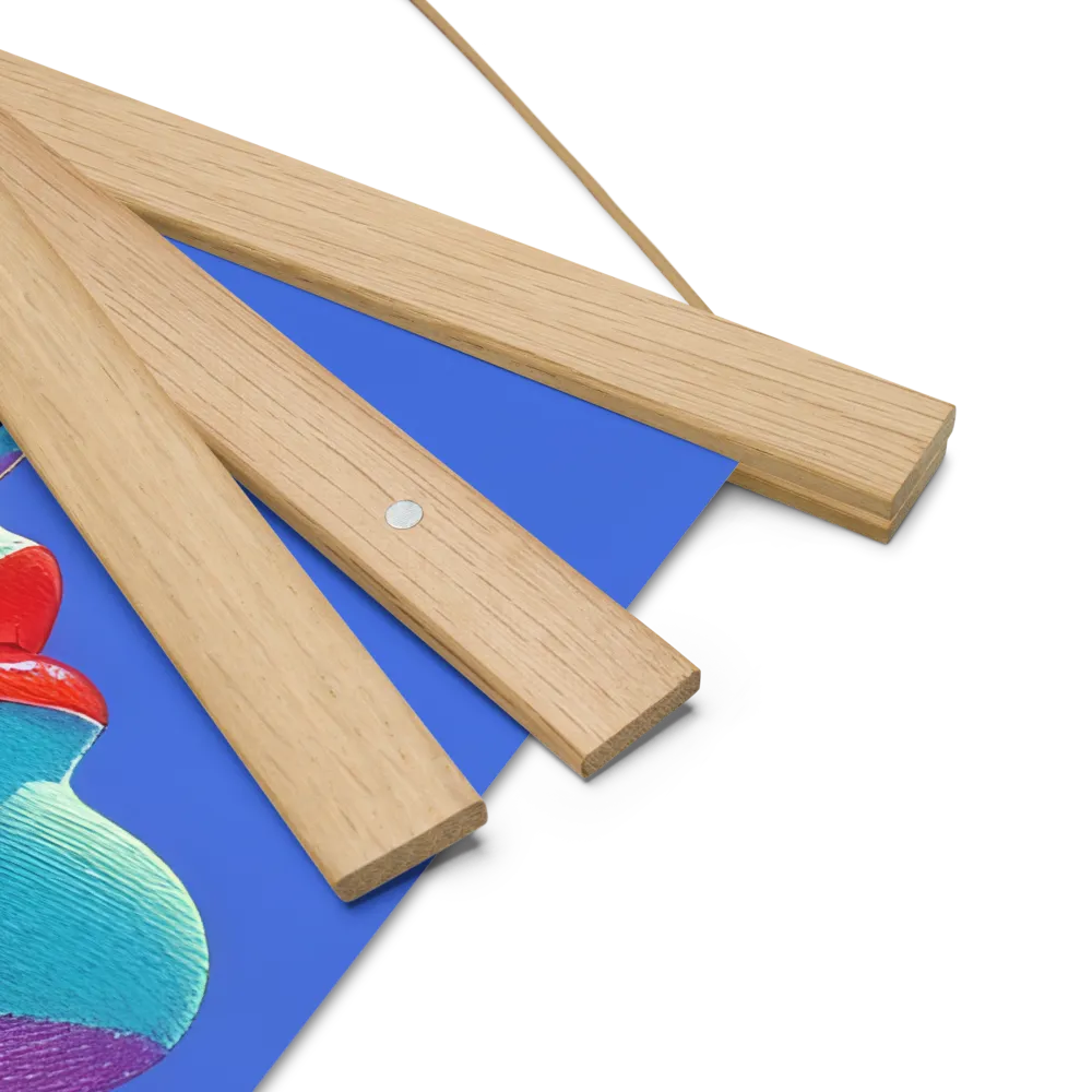 Ethereal Reverie | Poster With Oak Wood Hanger | 18″×18″