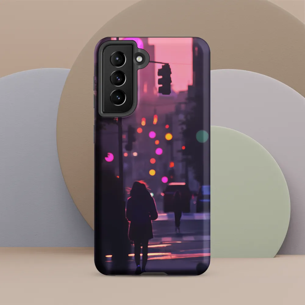 City Silhouettes at Dusk | Phone Case |  S21 | Tough Case | Matte