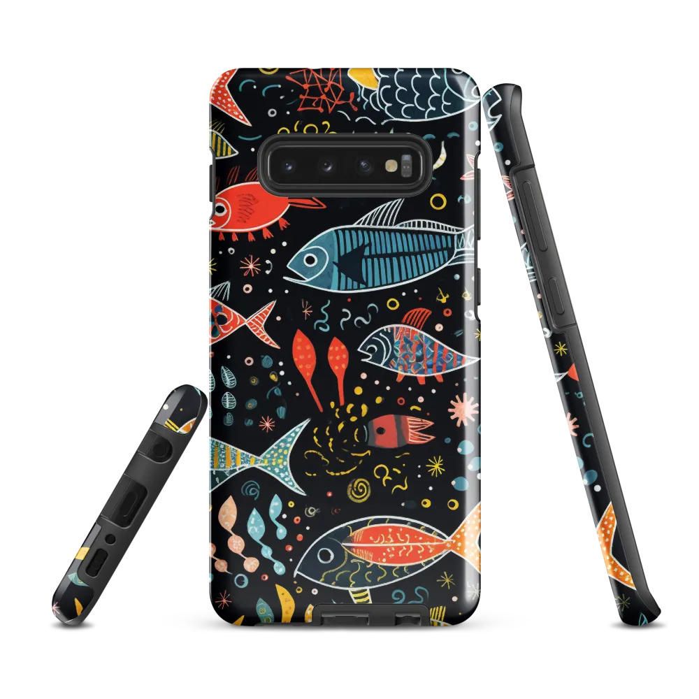 Whimsical Underwater Dance | Phone Case |  S10 Plus | Tough Case | Glossy