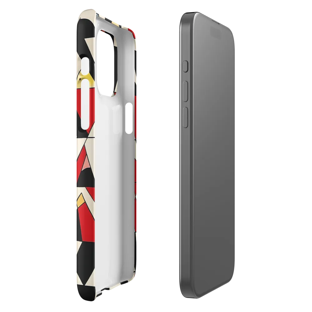 Dynamic Geometric Harmony | Phone Case |  15 Pro Max | Snap Case | Matte