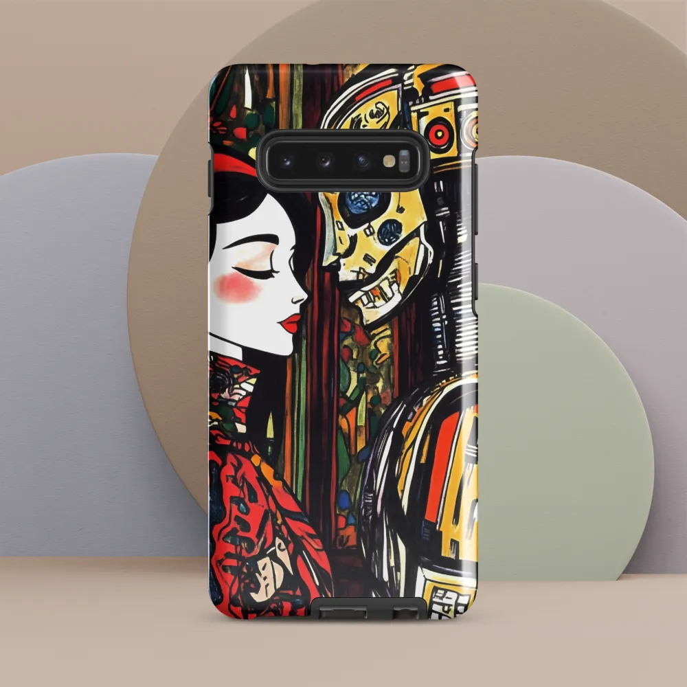 The Dance of Humanity and Technology | Phone Case |  S10 Plus | Tough Case | Glossy