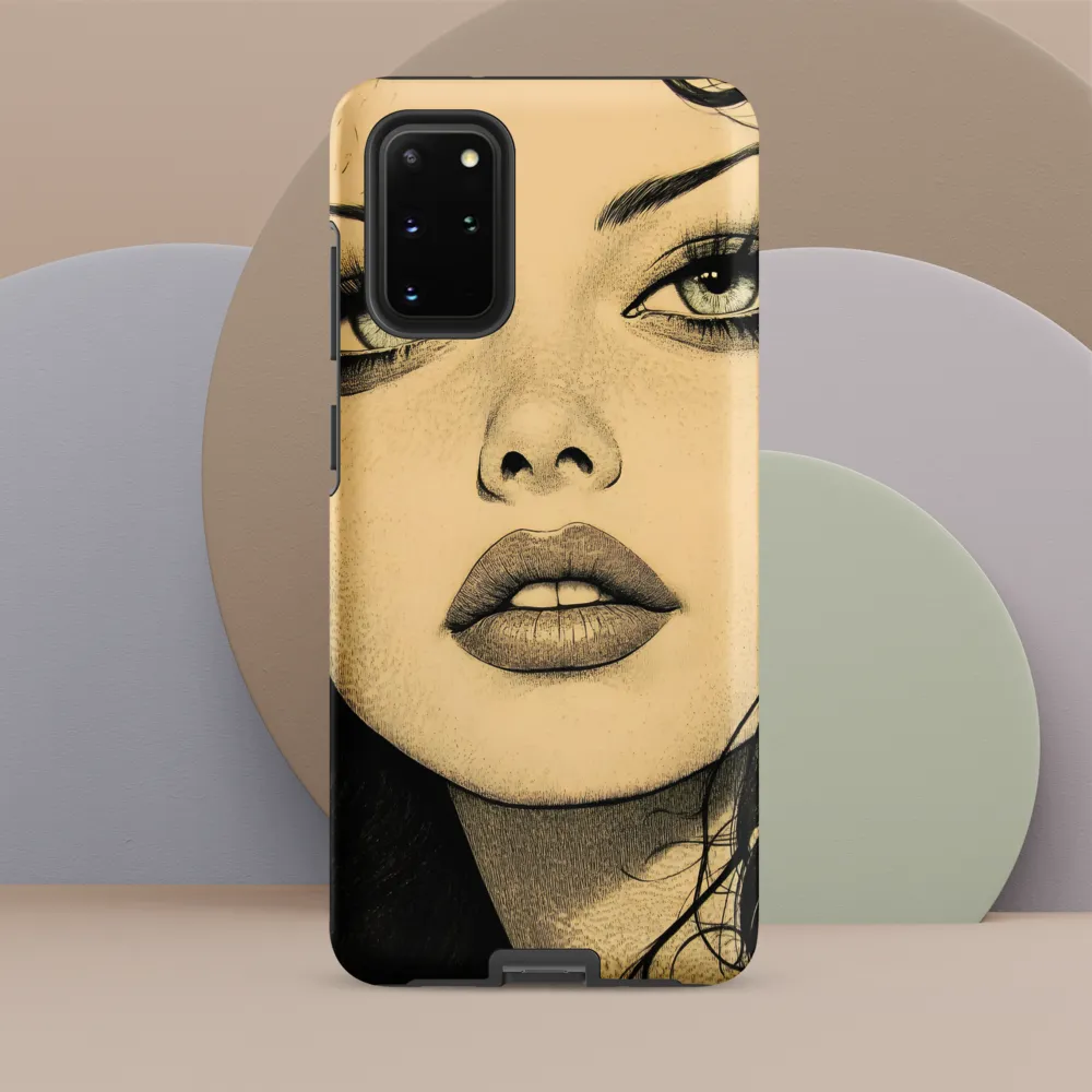 Enigmatic Gaze | Phone Case |  S20 Plus | Tough Case | Matte