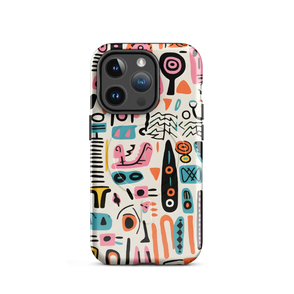 Kaleidoscope of Shapes | Phone Case |  14 Pro | MagSafe® Tough Case | Glossy