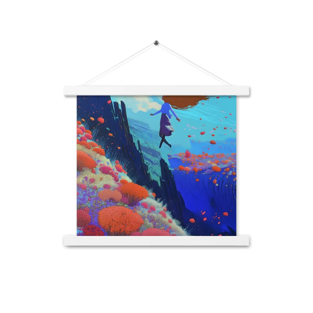 Whispers of Freedom | Poster With White Wood Hanger | 14″×14″
