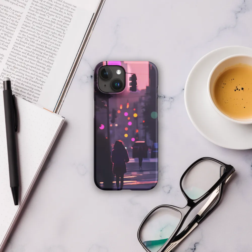City Silhouettes at Dusk | Phone Case |  15 | Snap Case | Matte