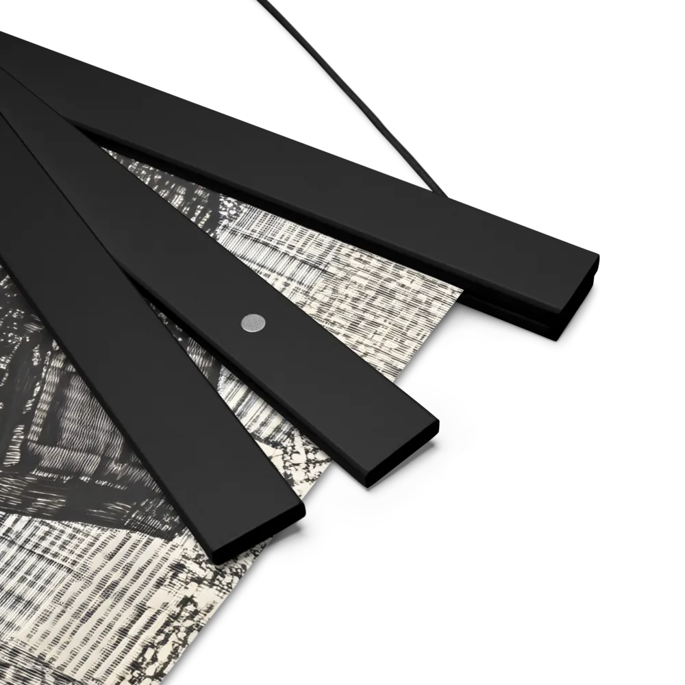 Urban Reflections: A Shopping Narrative | Poster With Black Wood Hanger | 10″×10″