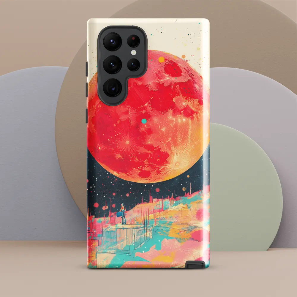 Crimson Dreams: A Lunar Exploration