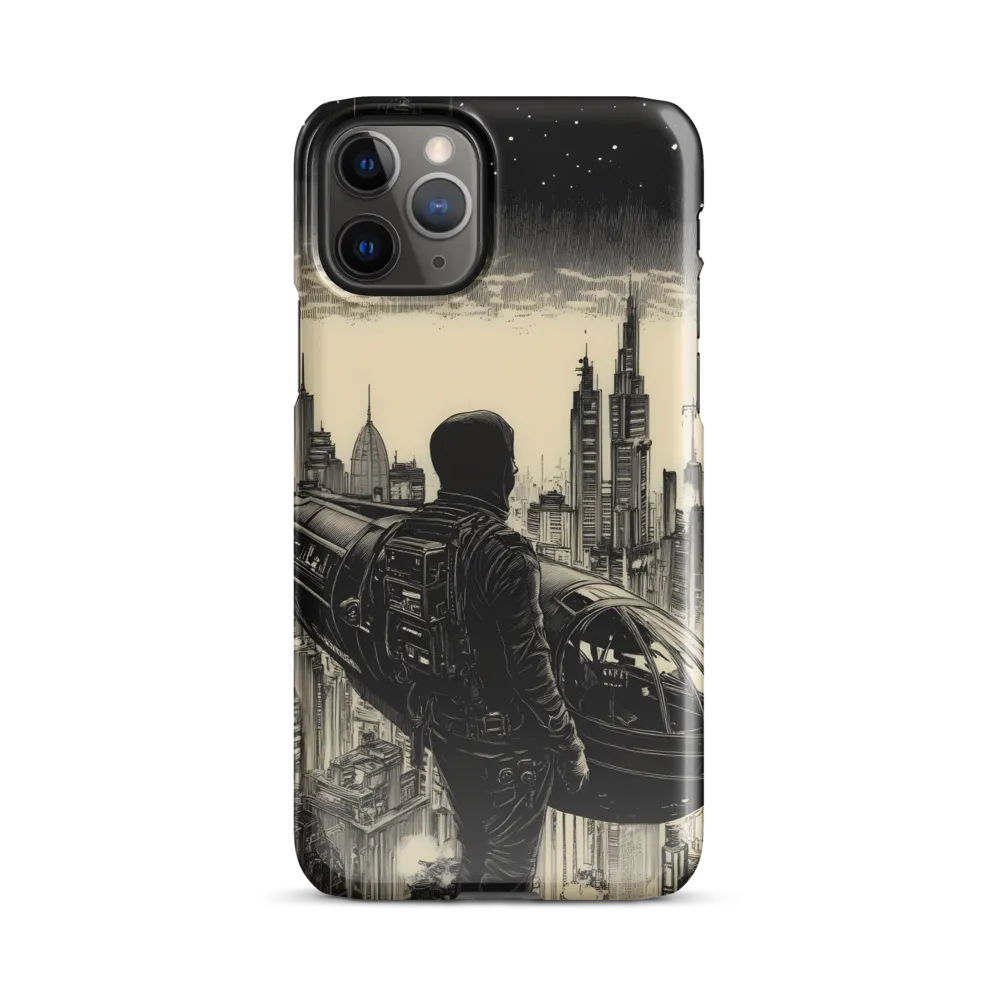 Pilot of the Dystopian Skies | Phone Case |  11 Pro | Snap Case | Glossy