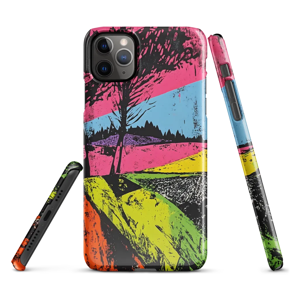 Vibrant Landscapes: An Abstract Interpretation | Phone Case |  11 Pro Max | Snap Case | Glossy