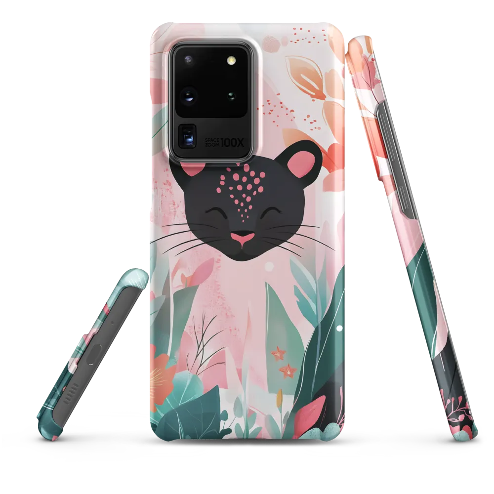 Whimsical Panther in Bloom