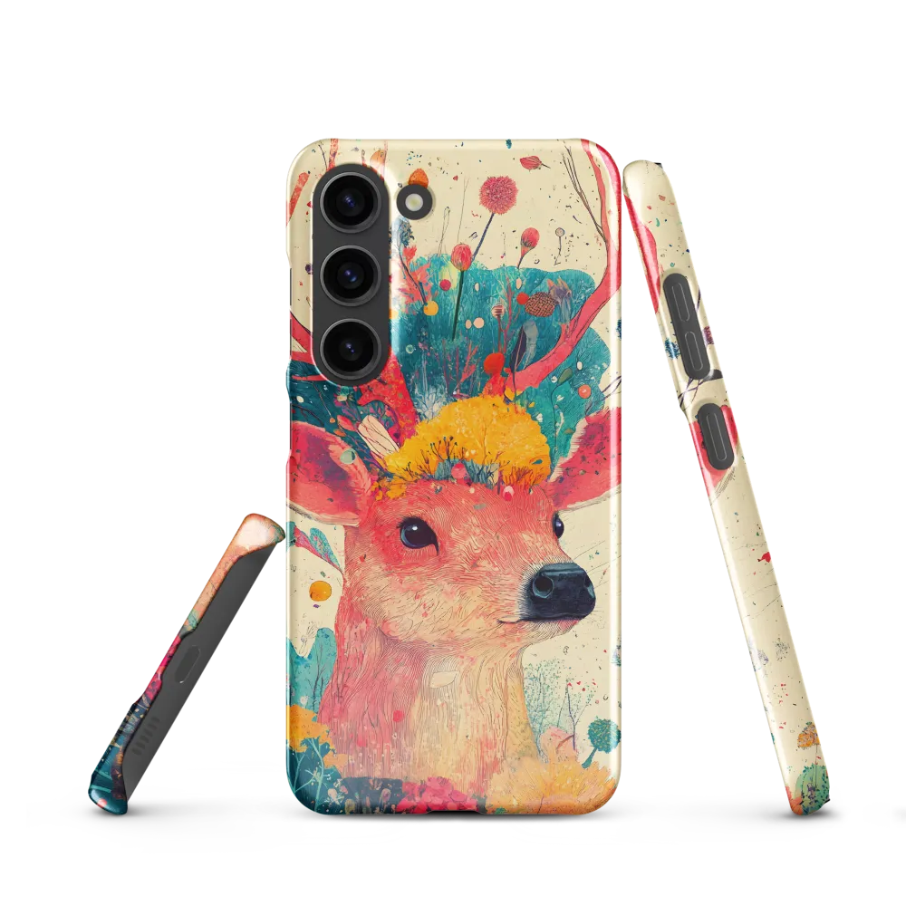 Whimsical Harmony: A Deer in Bloom