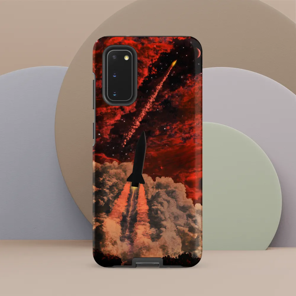 Ascent into the Cosmos | Phone Case |  S20 | Tough Case | Matte