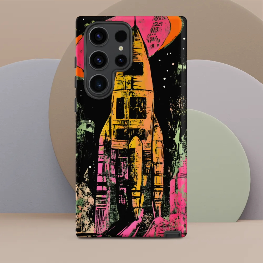 Cosmic Voyage: A Surreal Rocket Adventure