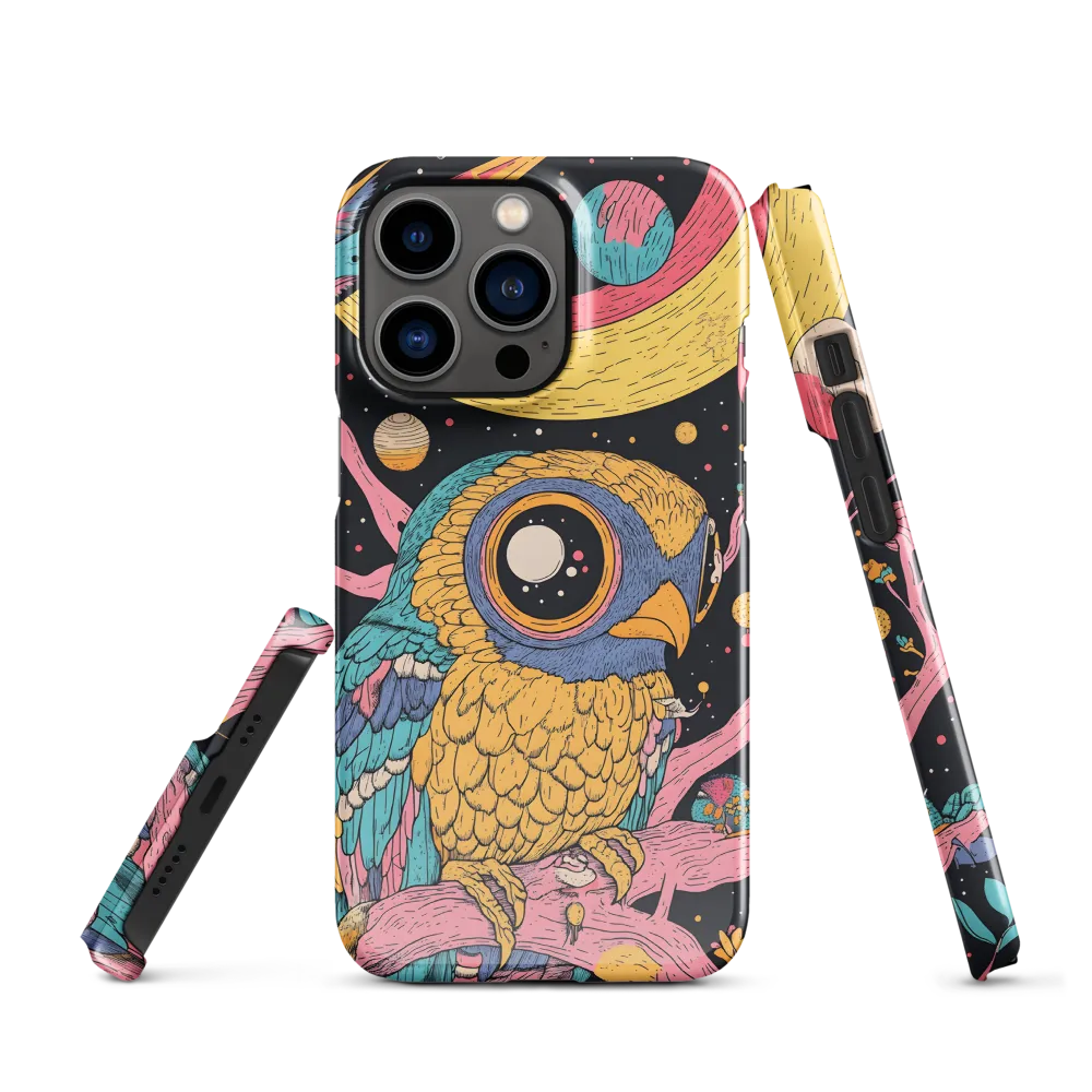 Whimsical Cosmic Owl | Phone Case |  13 Pro | Snap Case | Glossy