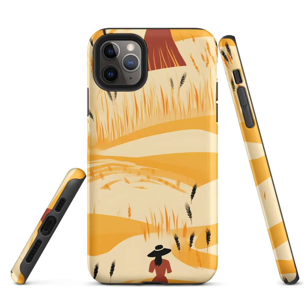 Embracing the Fields: A Floral Journey | Phone Case |  11 Pro Max | Tough Case | Matte