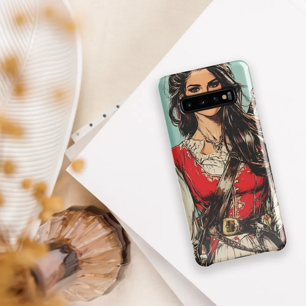 Fearless Pirate Queen | Phone Case |  S10 Plus | Snap Case | Glossy