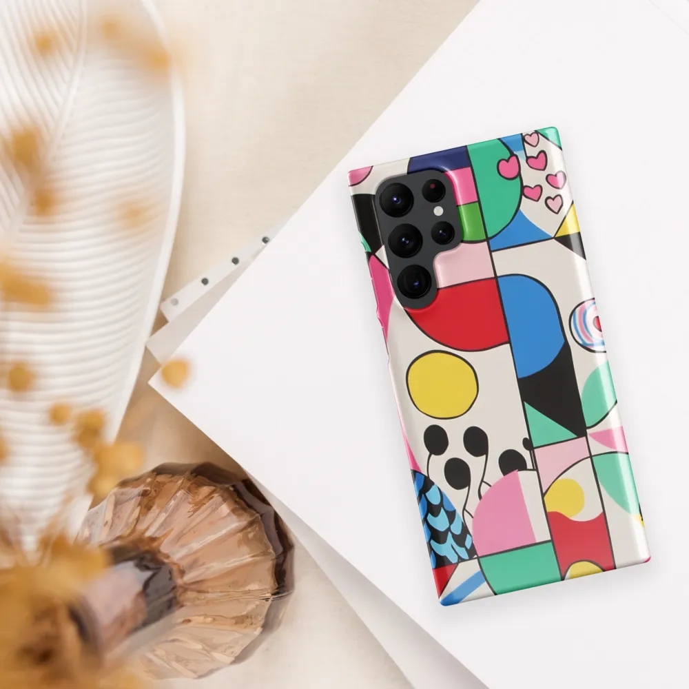 Dynamic Interplay of Shapes | Phone Case |  S22 Ultra | Snap Case | Glossy