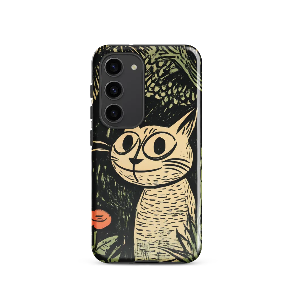 Whimsical Cat in the Forest