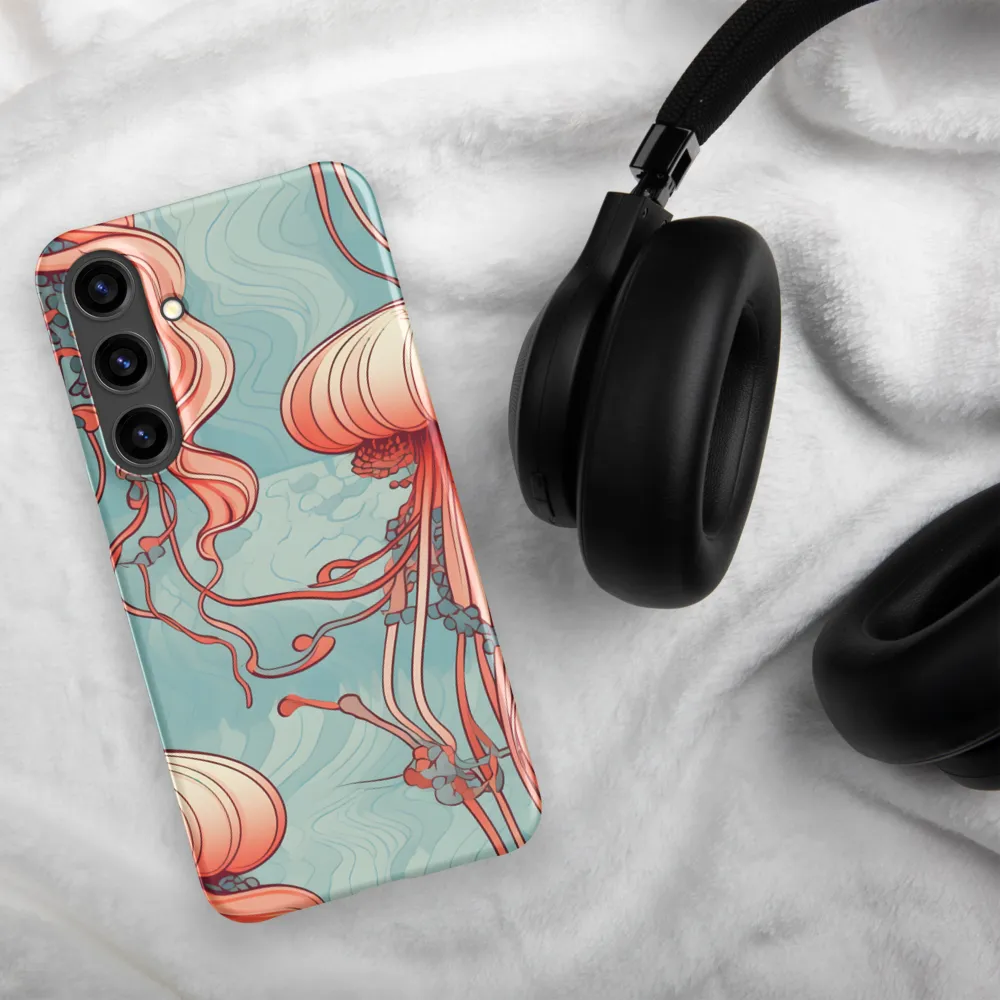 Ethereal Dance of Jellyfish | Phone Case |  S24 Plus | Snap Case | Matte