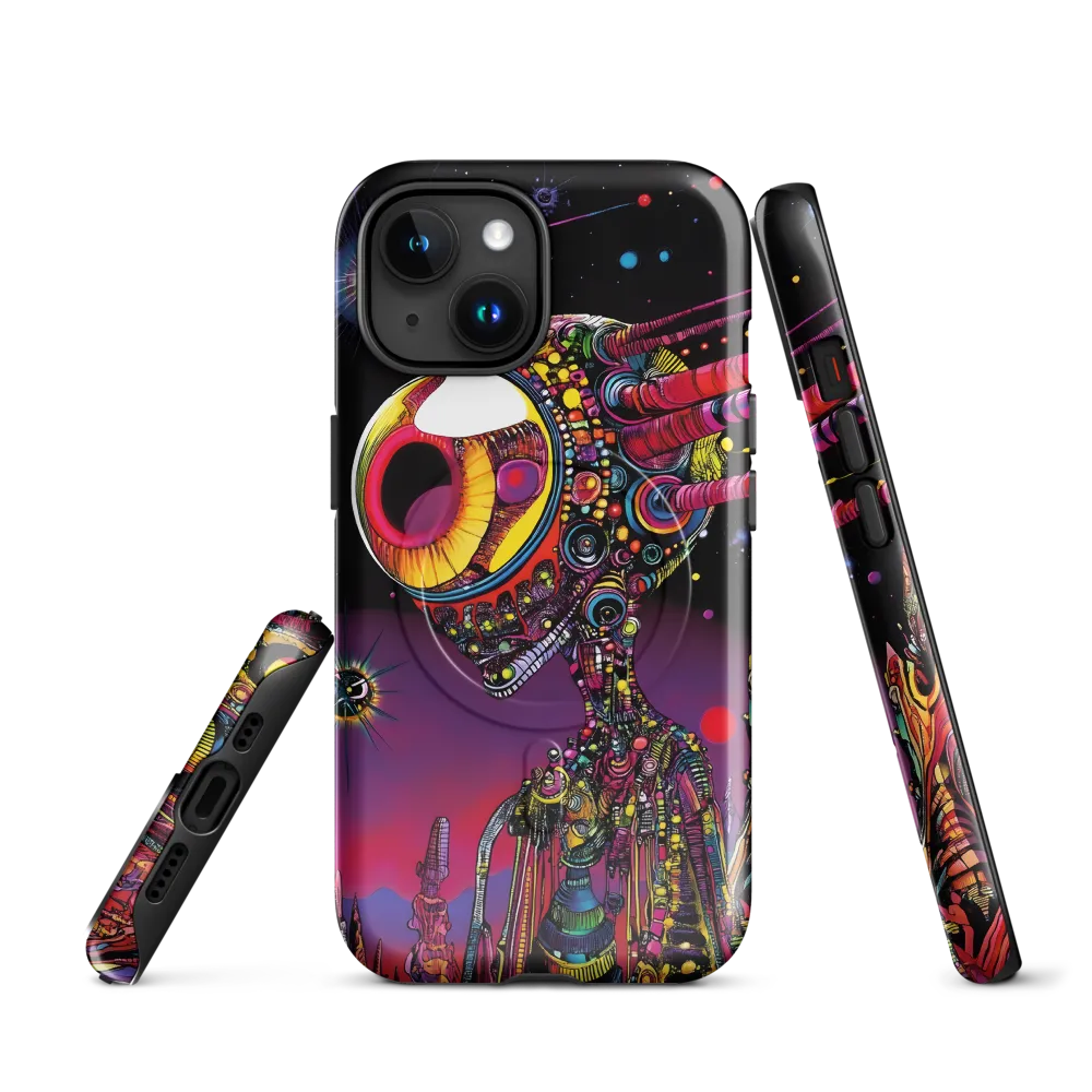 Cosmic Alien Odyssey | Phone Case |  15 | MagSafe® Tough Case | Glossy