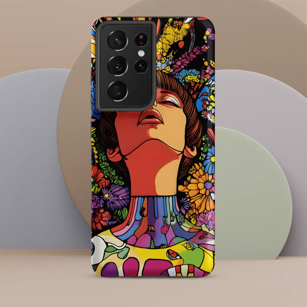 Vibrant Ecstasy: A Psychedelic Portrait