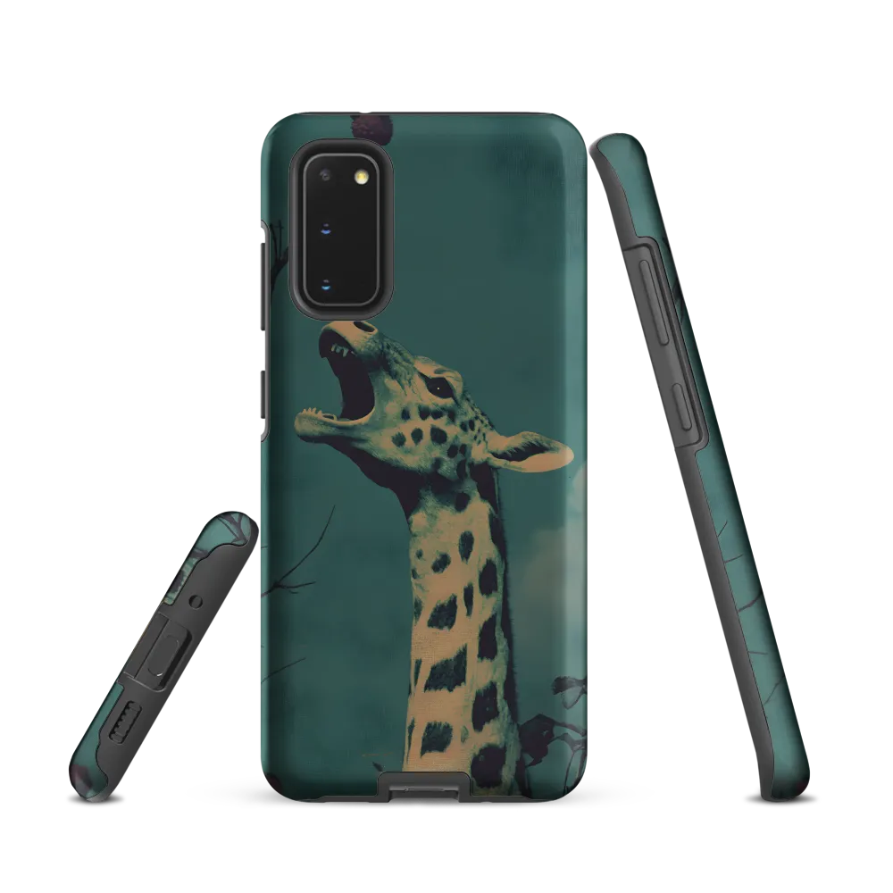 Whispers of the Tall: A Surreal Giraffe Encounter