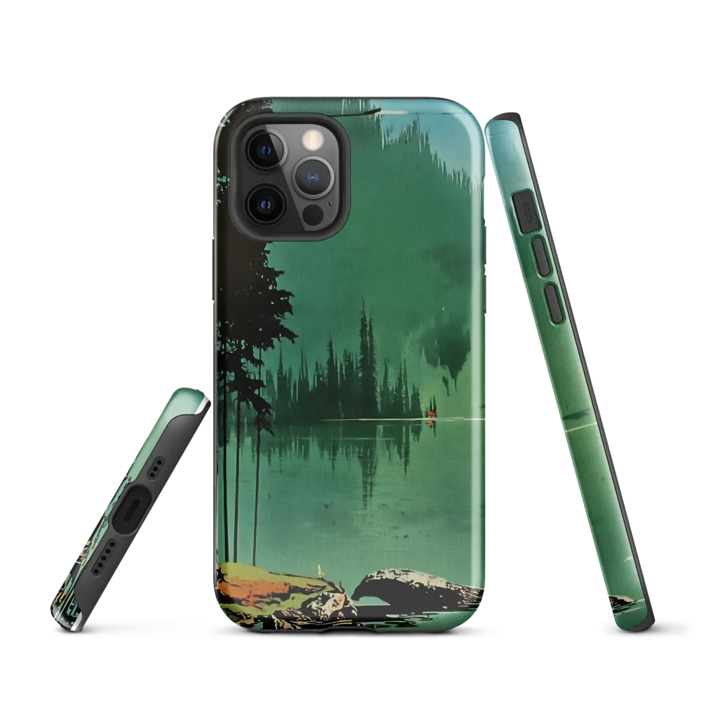 Serenity Reflected: A Tranquil Lake Scene