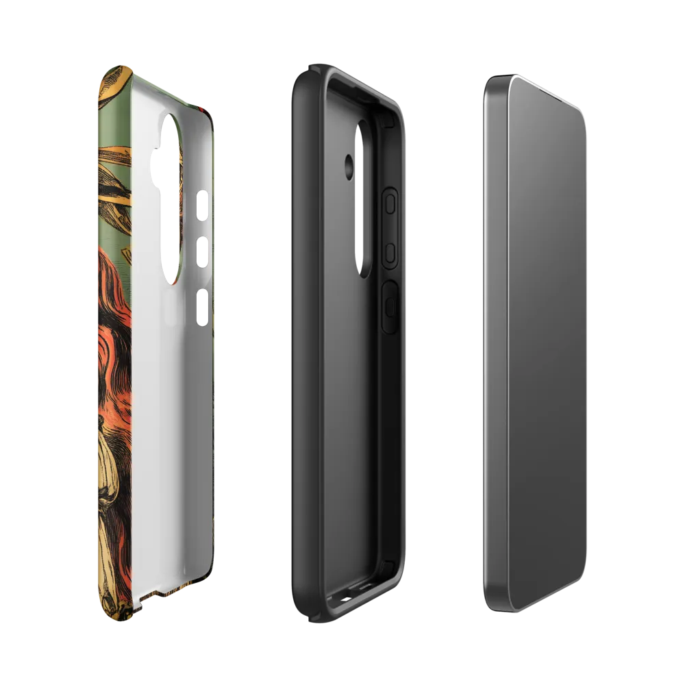 Elegance Beneath the Waves | Phone Case |  S24 | Tough Case | Matte
