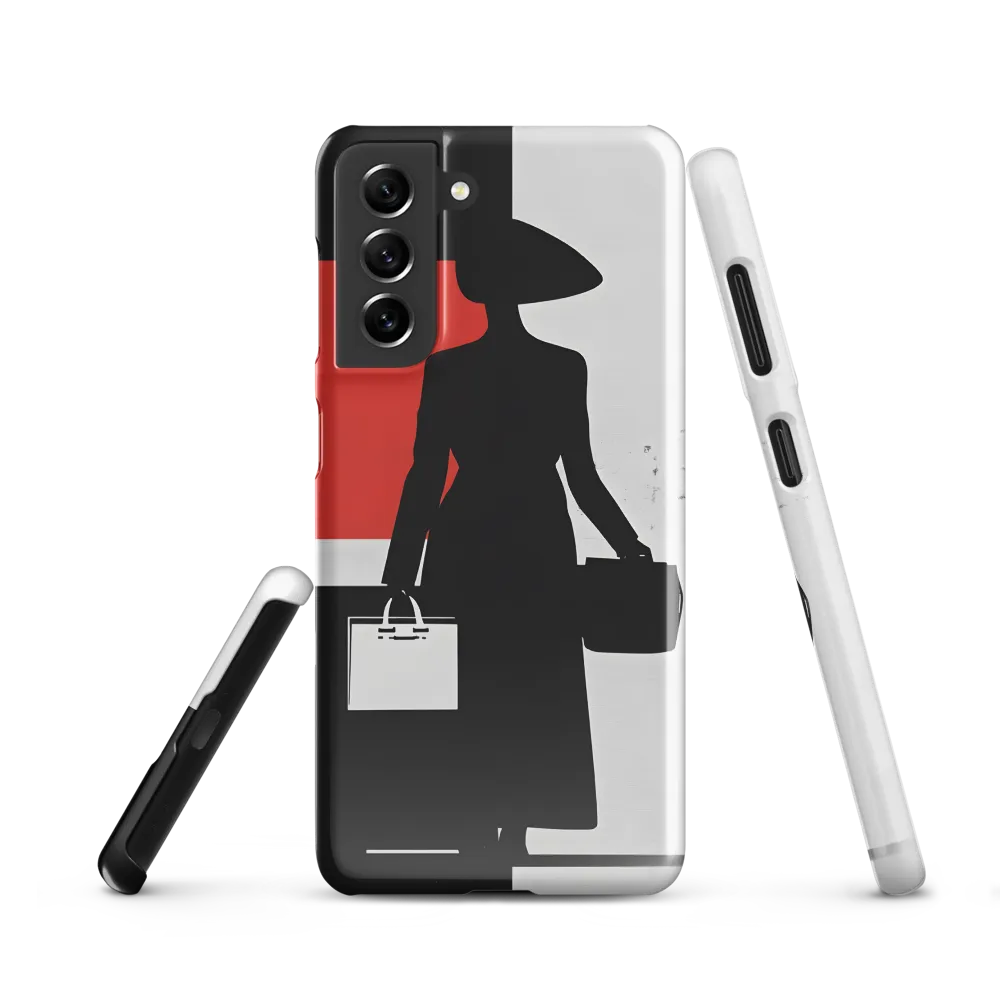 Silhouette of Elegance | Phone Case |  S21 | Snap Case | Glossy