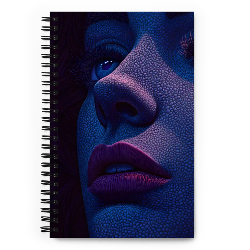 Mystique in Blue | Spiral Notebook