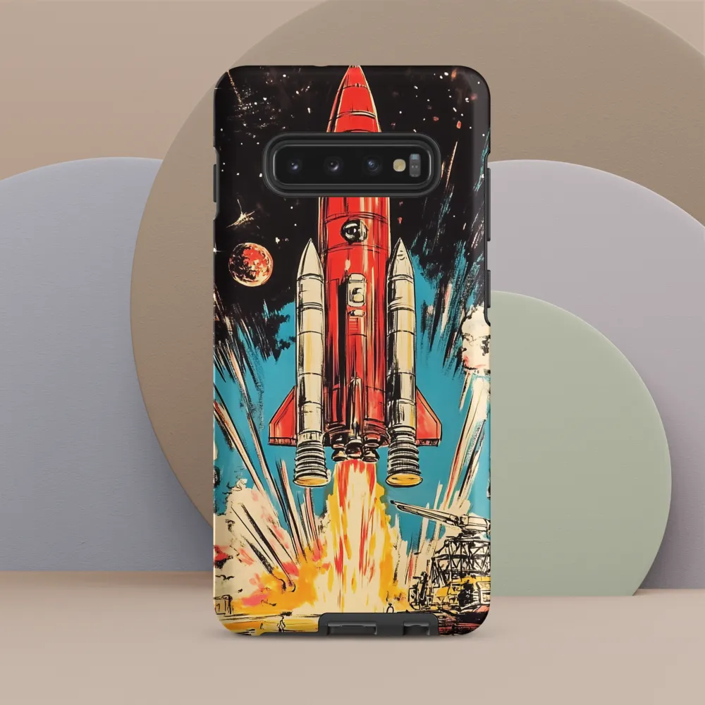 Launch: Retro Red Rocket