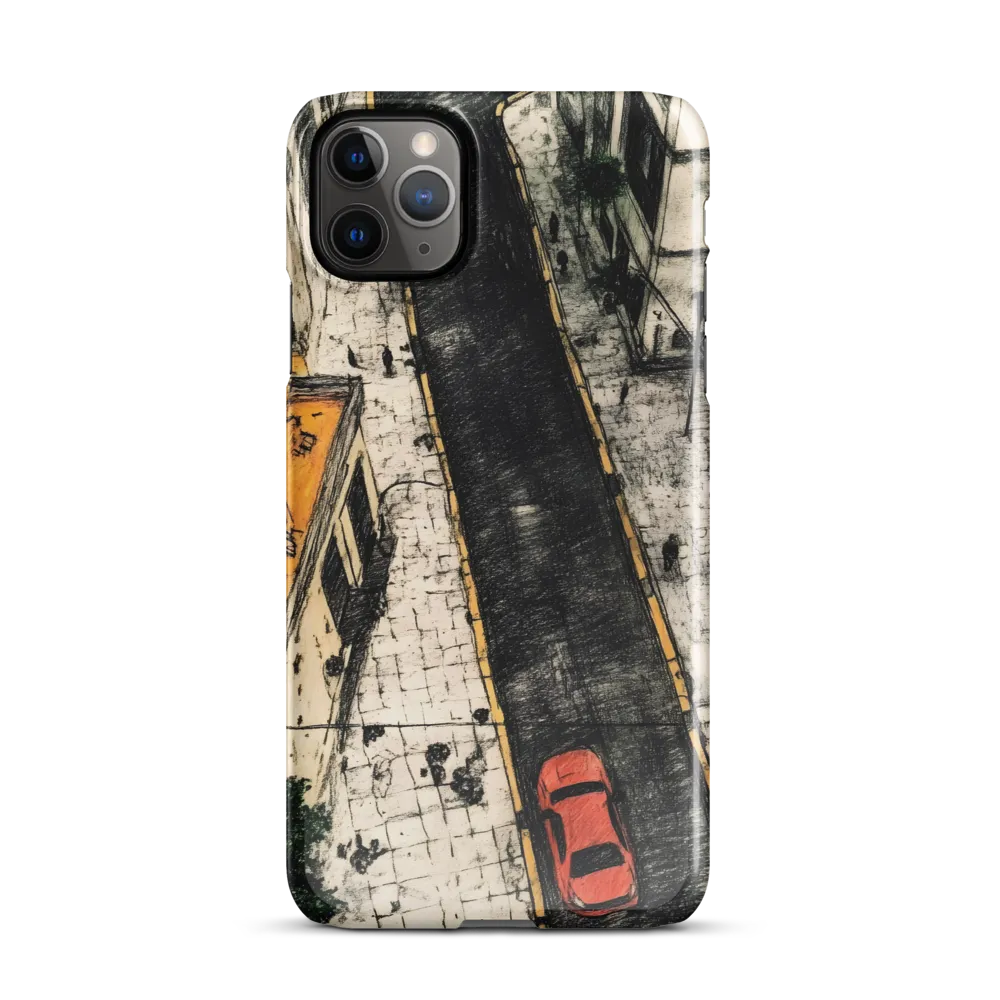 Urban Harmony: Aerial Street View | Phone Case |  11 Pro Max | Snap Case | Glossy