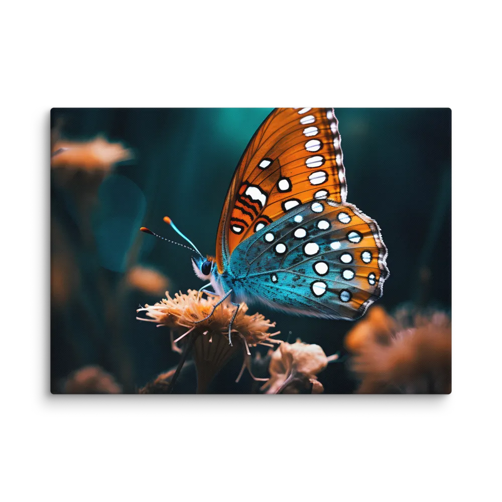 Whispers of Color: The Butterfly's Embrace