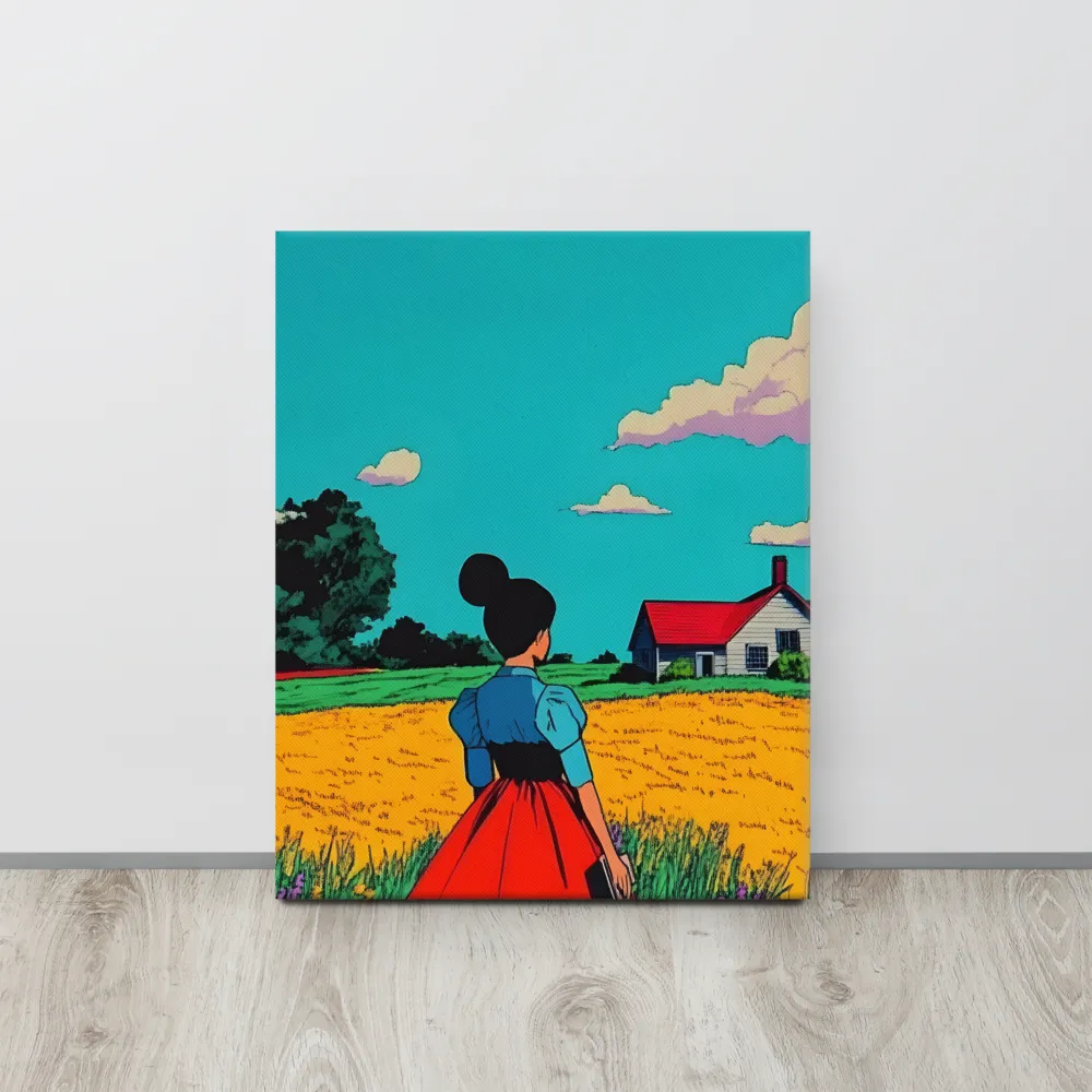 Whispers of a Sunlit Meadow | Canvas | 16″×20″