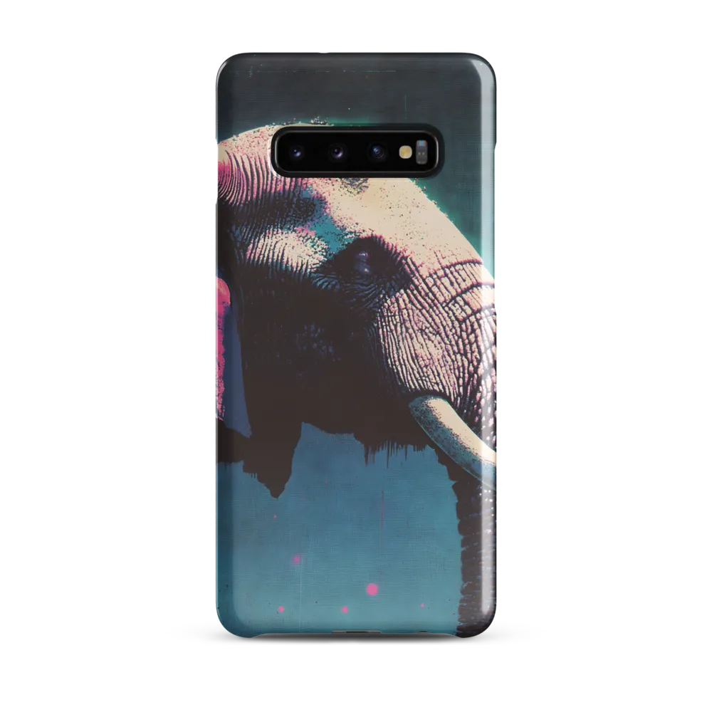 The Elephant in Neon | Phone Case |  S10 Plus | Snap Case | Glossy