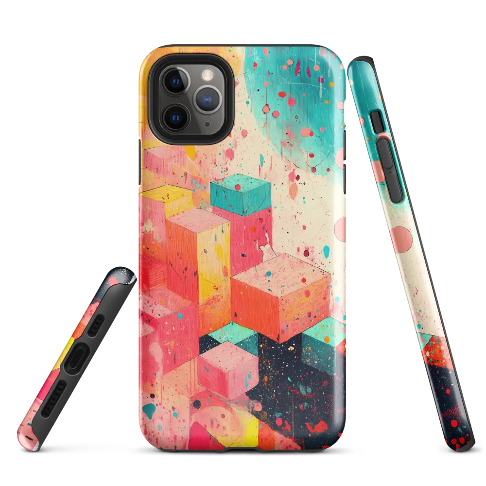 Cubist Symphony in Color | Phone Case |  11 Pro Max | Tough Case | Glossy