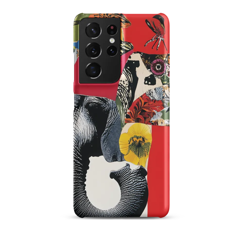 Whimsical Elephant: A Vibrant Collage of Life