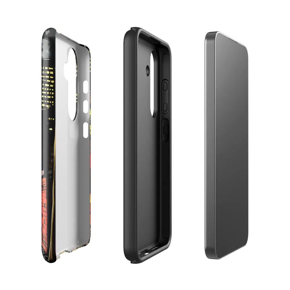 Nocturnal Cityscape: The Hidden Alley | Phone Case |  S24 | Tough Case | Glossy