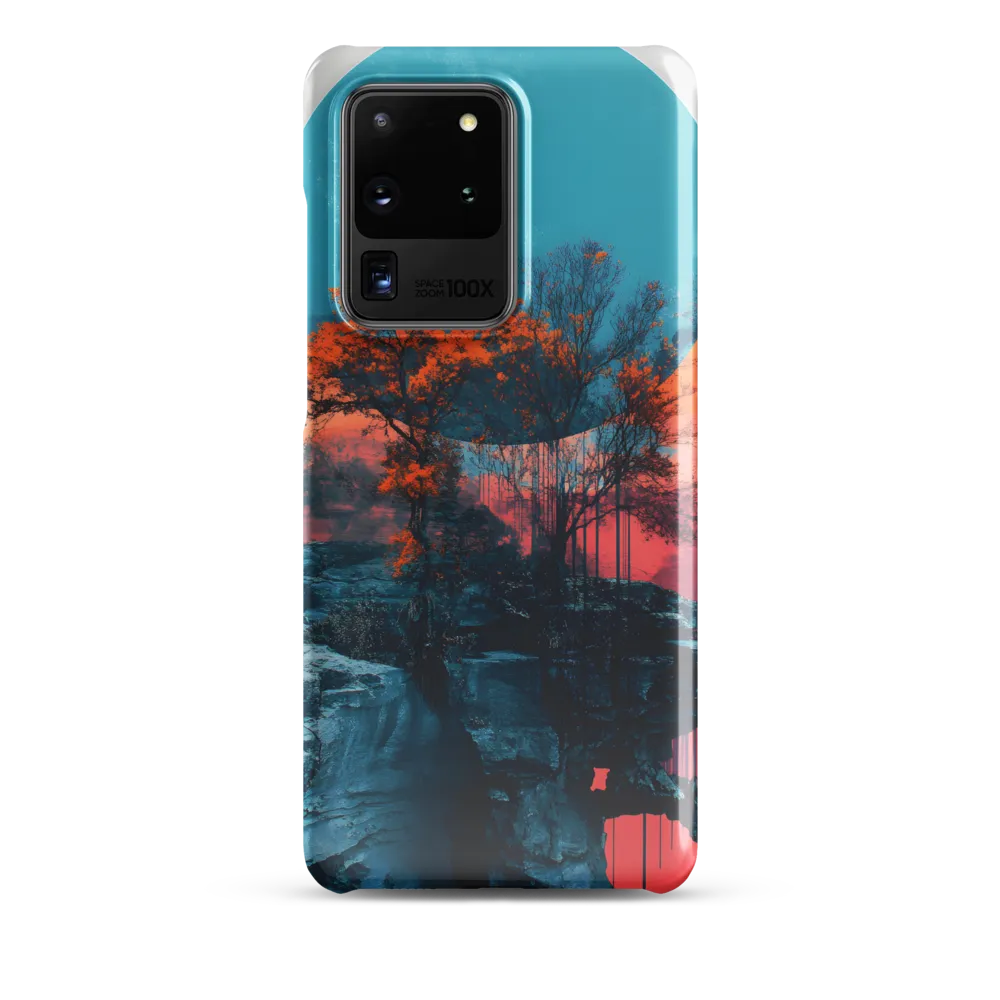 Ethereal Landscapes: A Dance of Color and Form | Phone Case |  S20 Ultra | Snap Case | Glossy