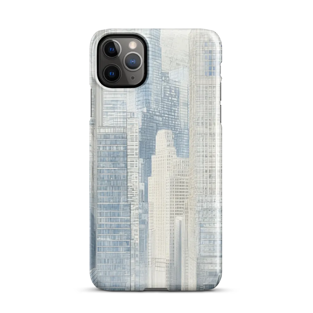 Urban Serenity: A Modern Cityscape | Phone Case |  11 Pro Max | Snap Case | Glossy