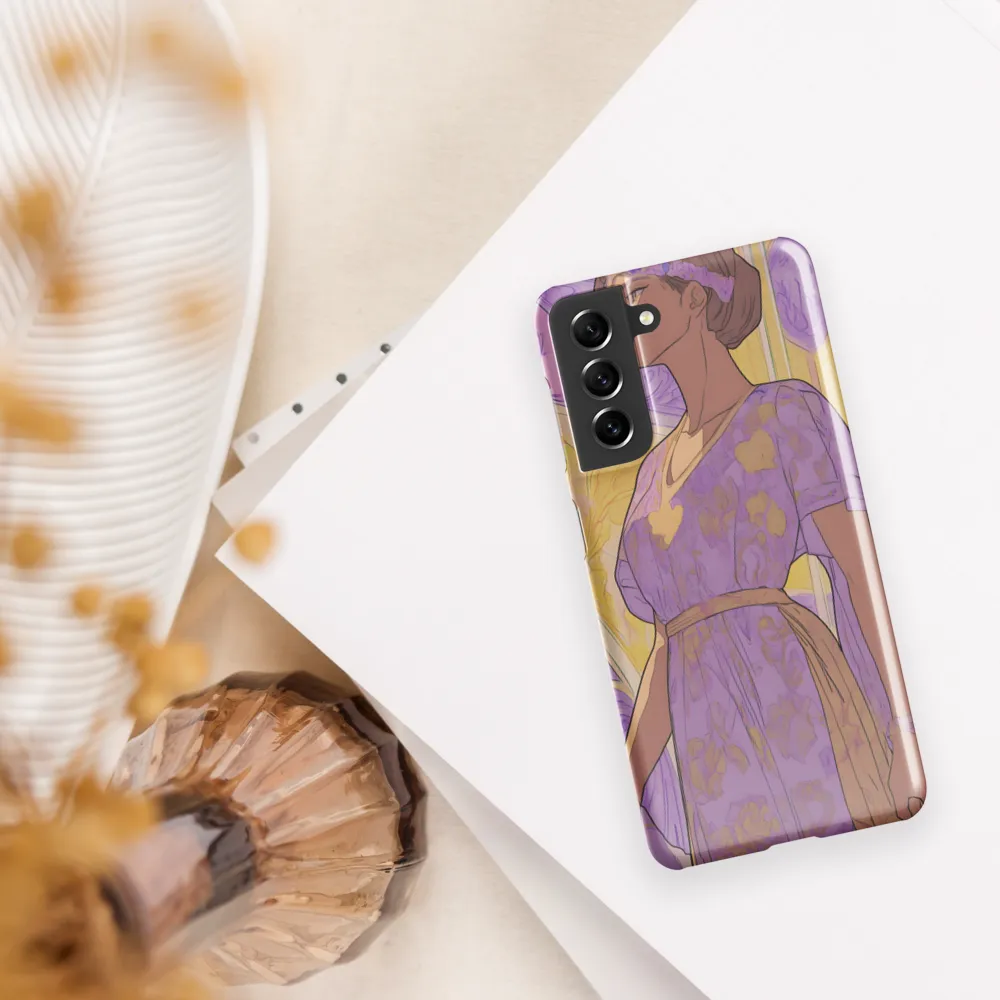 Elegance in Floral Harmony | Phone Case |  S21 | Snap Case | Glossy