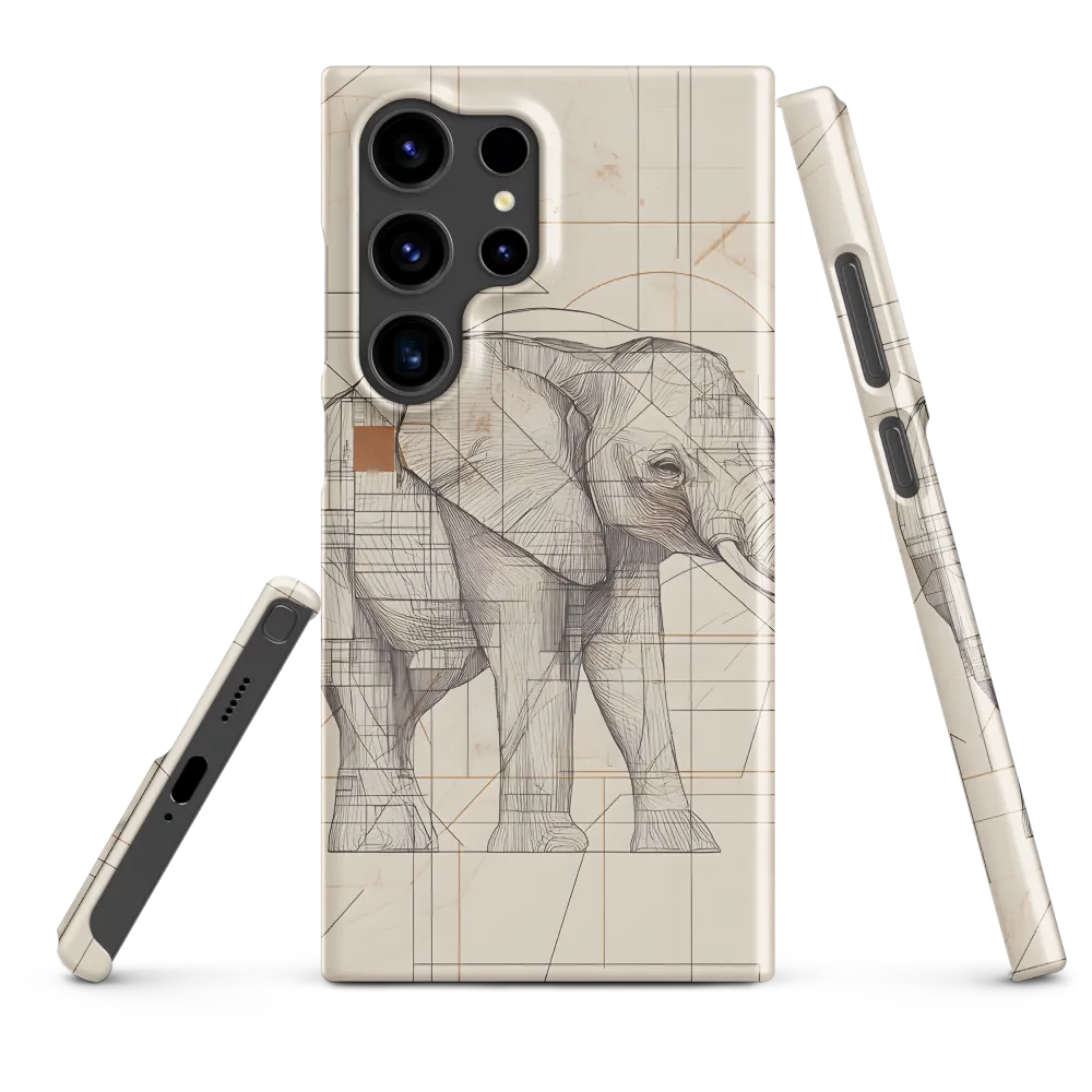 Geometric Elegance: The Steel Elephant