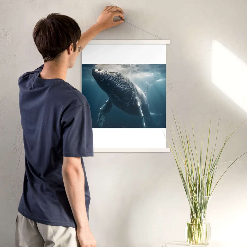 Graced by the Depths | Poster With White Wood Hanger | 18″×24″