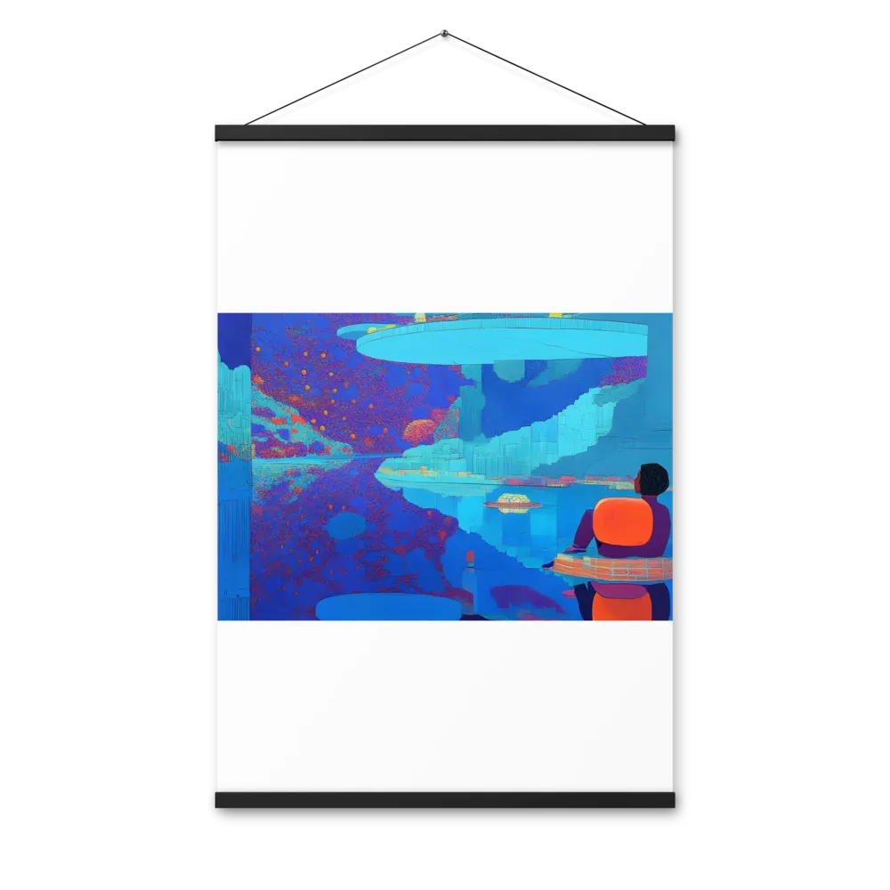 Reflections of Serenity | Poster With Black Wood Hanger | 24″×36″