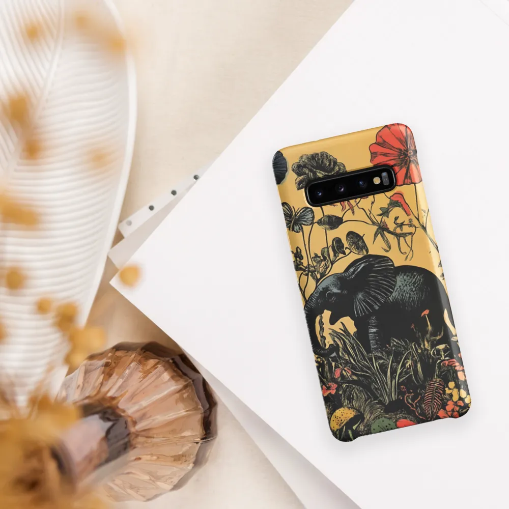 Floral Majesty: The Elephant's Sanctuary