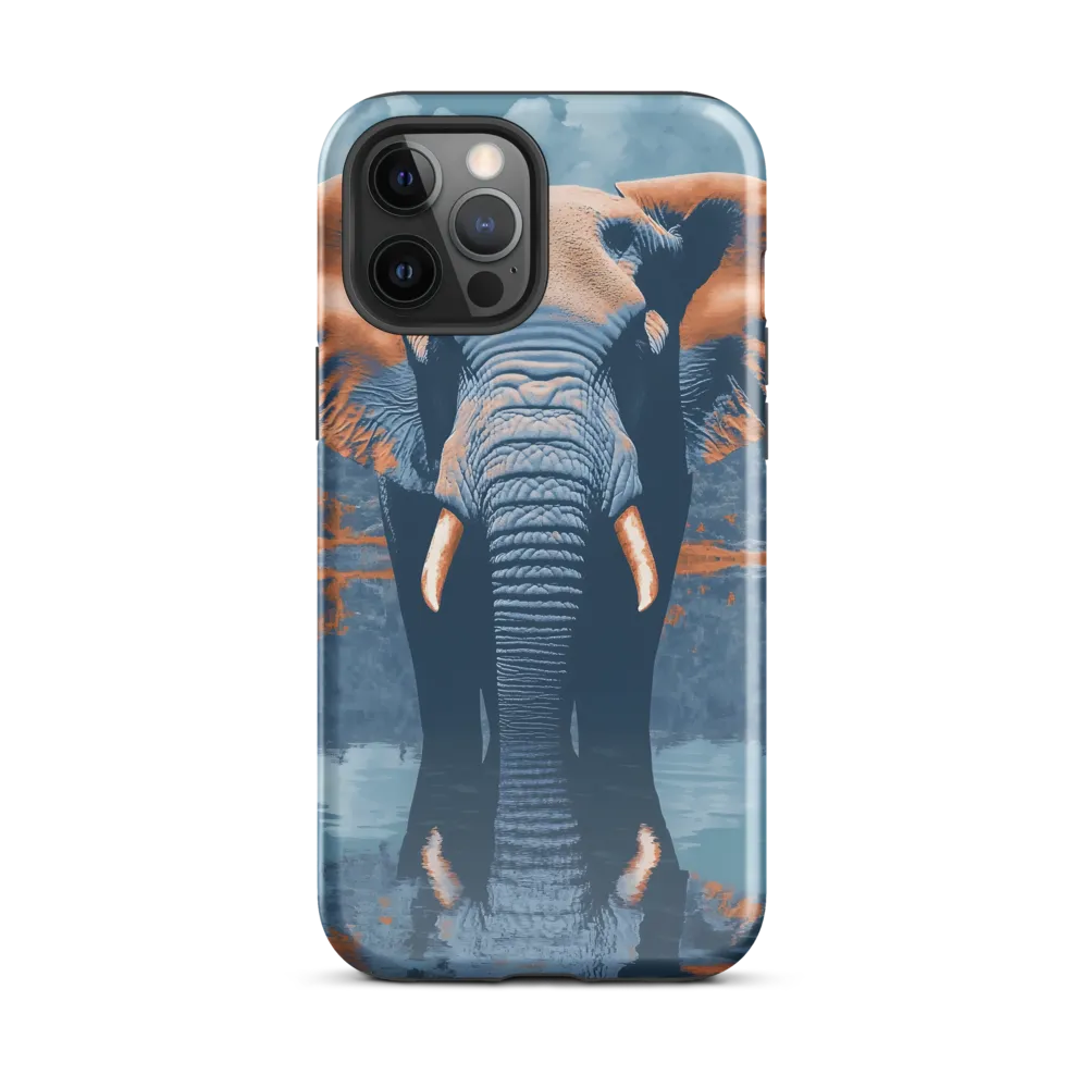 Majestic Reflection: The Elephant's Serenade